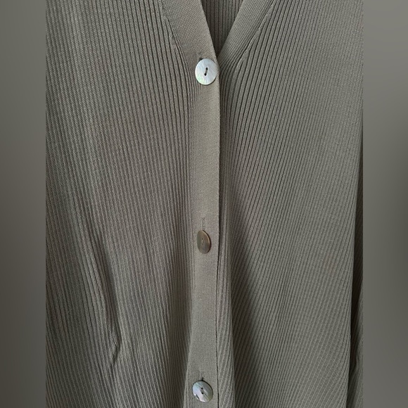 Zara Long Ribbed Cardigan - Picture 3 of 5